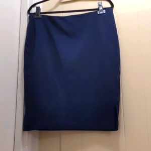 Navy Blue Pencil Skirt Stretch